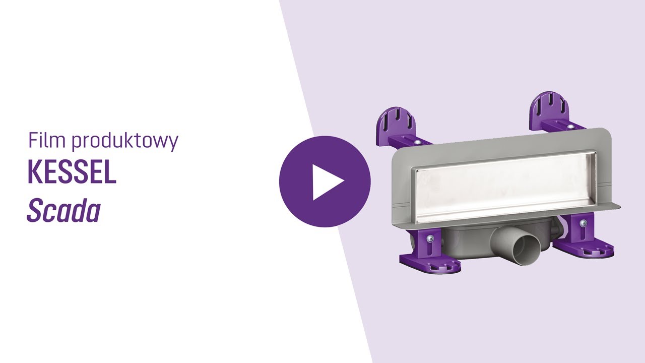 Odpływ ścienny Scada KESSEL