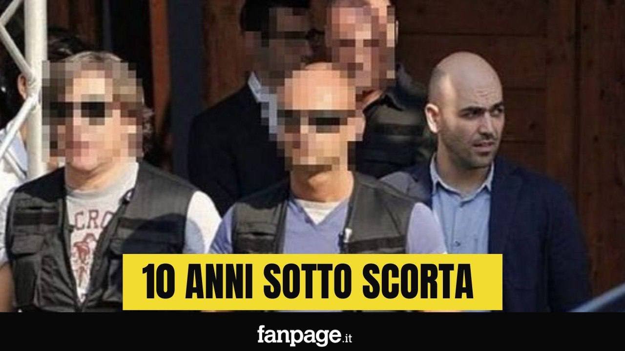 Saviano: 10 anni sotto scorta