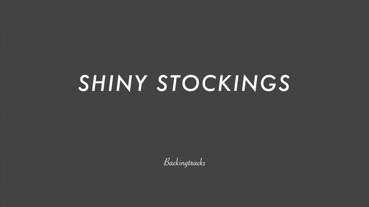 SHINY STOCKINGS chord progression - Jazz Backing Track Play Along