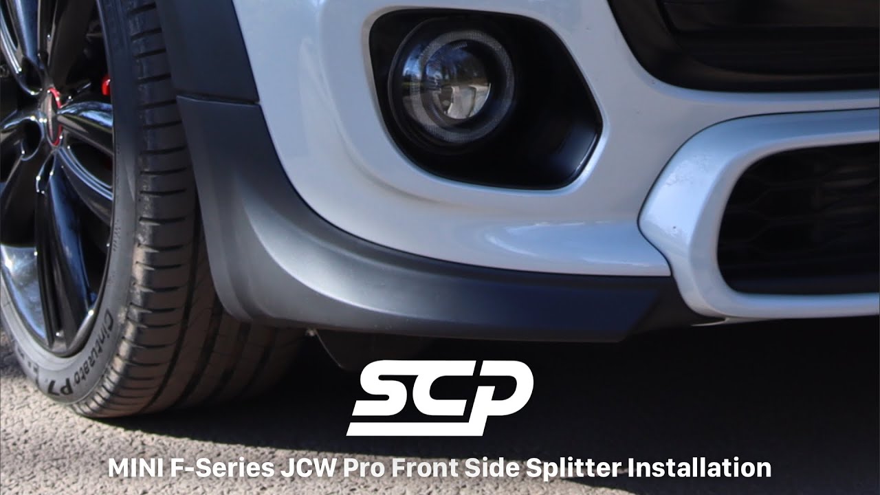 MINI F-Series JCW Pro Front Side Splitters Installation