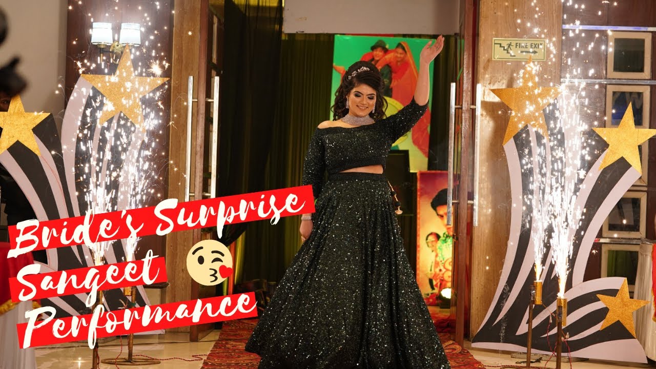 Groom Left Speechless By Bride's Romantic Bollywood Dance Surprise | Sangeet Dance Performance