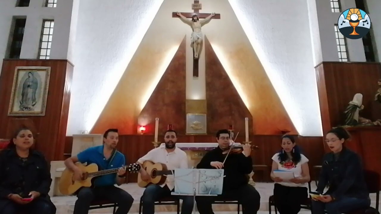 CANTO DE COMUNION- JESUS VIVO- PARA SABADO DE GLORIA OCTAVA DE PASCUA- CON EL CORO MARANATHA