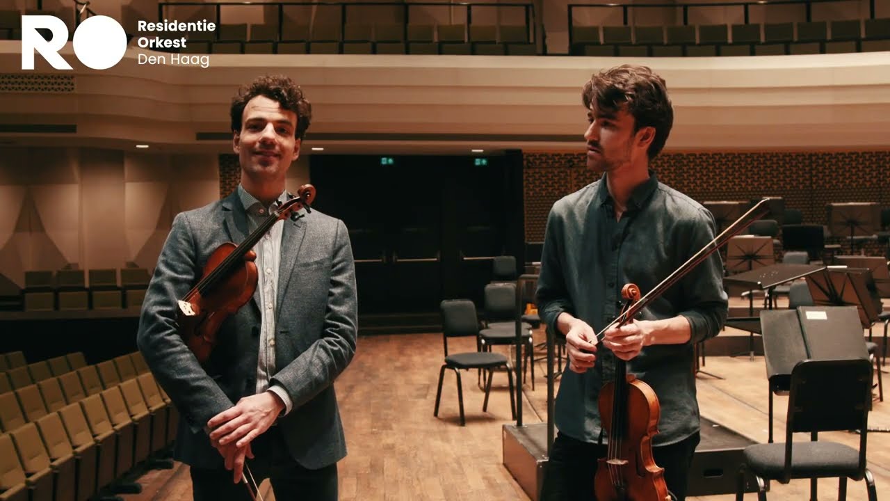 Onze nieuwe violisten Pieter van Loenen en Gerard Spronk