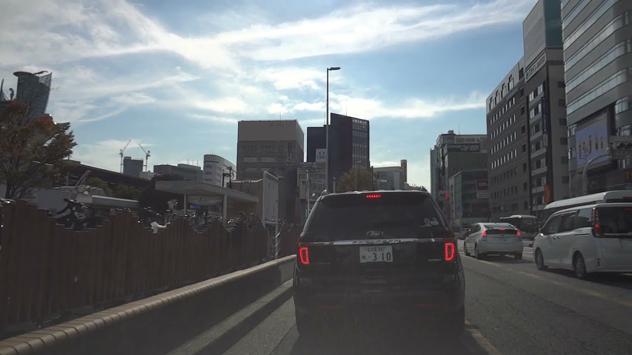 【入退場】昭和レトロ な新幹線地下街エスカ / ESCA 駐車場 名古屋駅の新幹線口に直結 平面駐車場! 2022.10.30