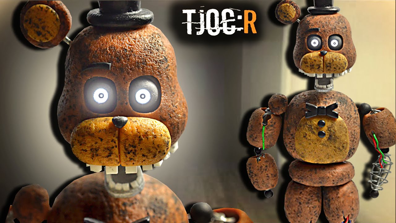 How to make IGNITED FREDDY (LED eyes) ★ TJOC:R  ➤Polymer clay Tutorial Giovy