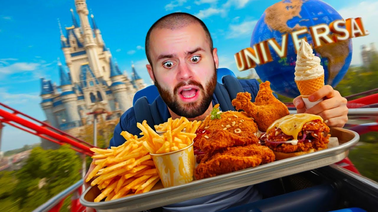 I ate at every Orlando Theme Park in 4 Days CHALLENGE (Disney World, Epic Universe + MORE)
