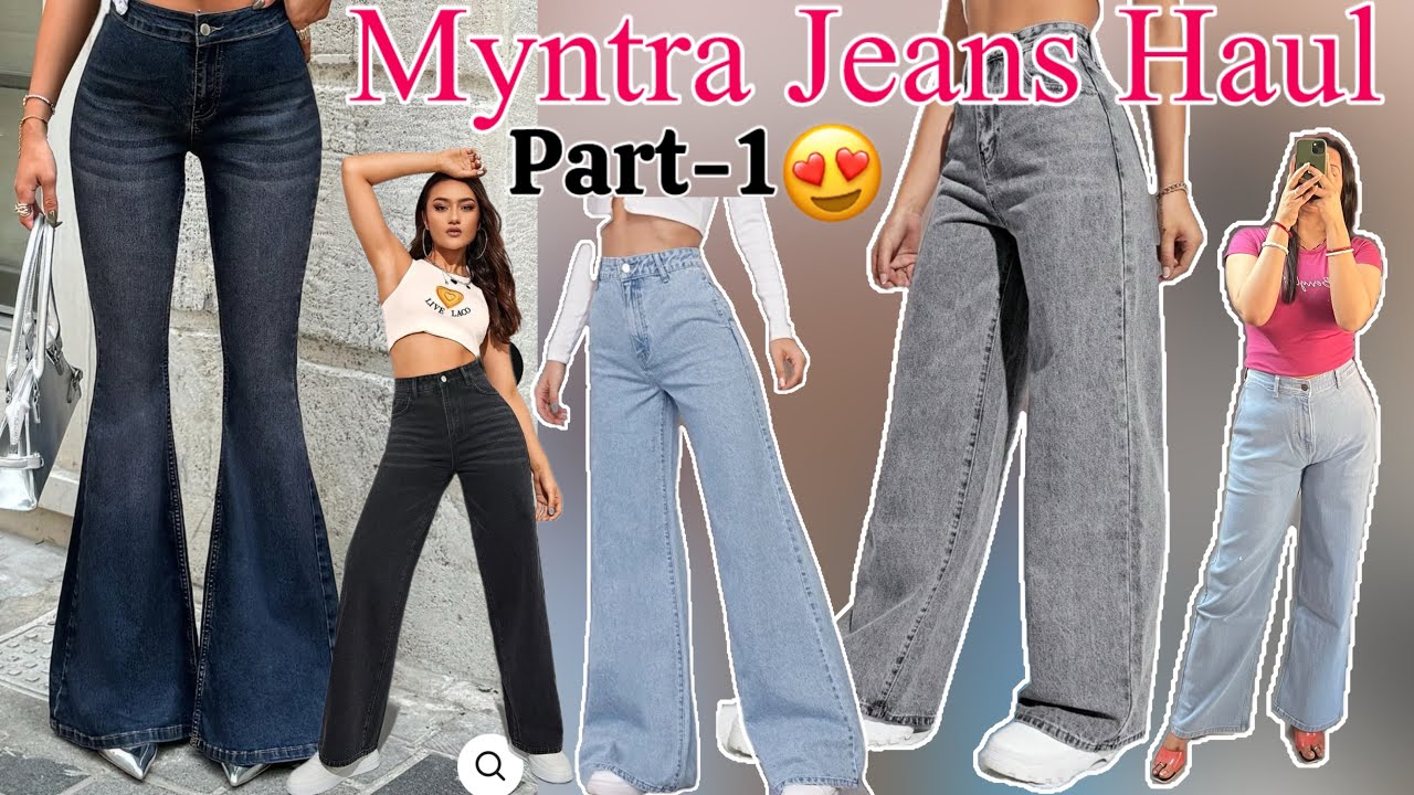 MYNTRA JEANS HAUL || *Best Quality* Denims || PART-1 || Akanksha Pathak