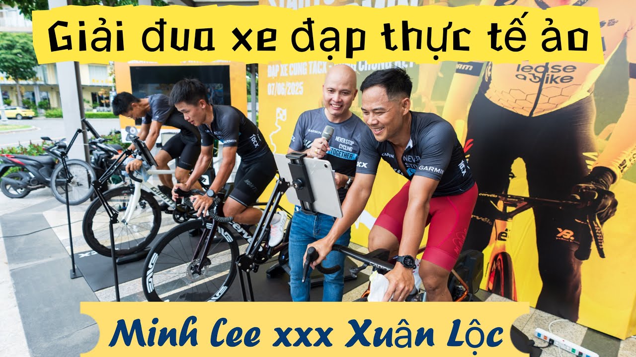 Giải đua xe đạp thực tế ảo… Xuân Lộc quá mạnh
