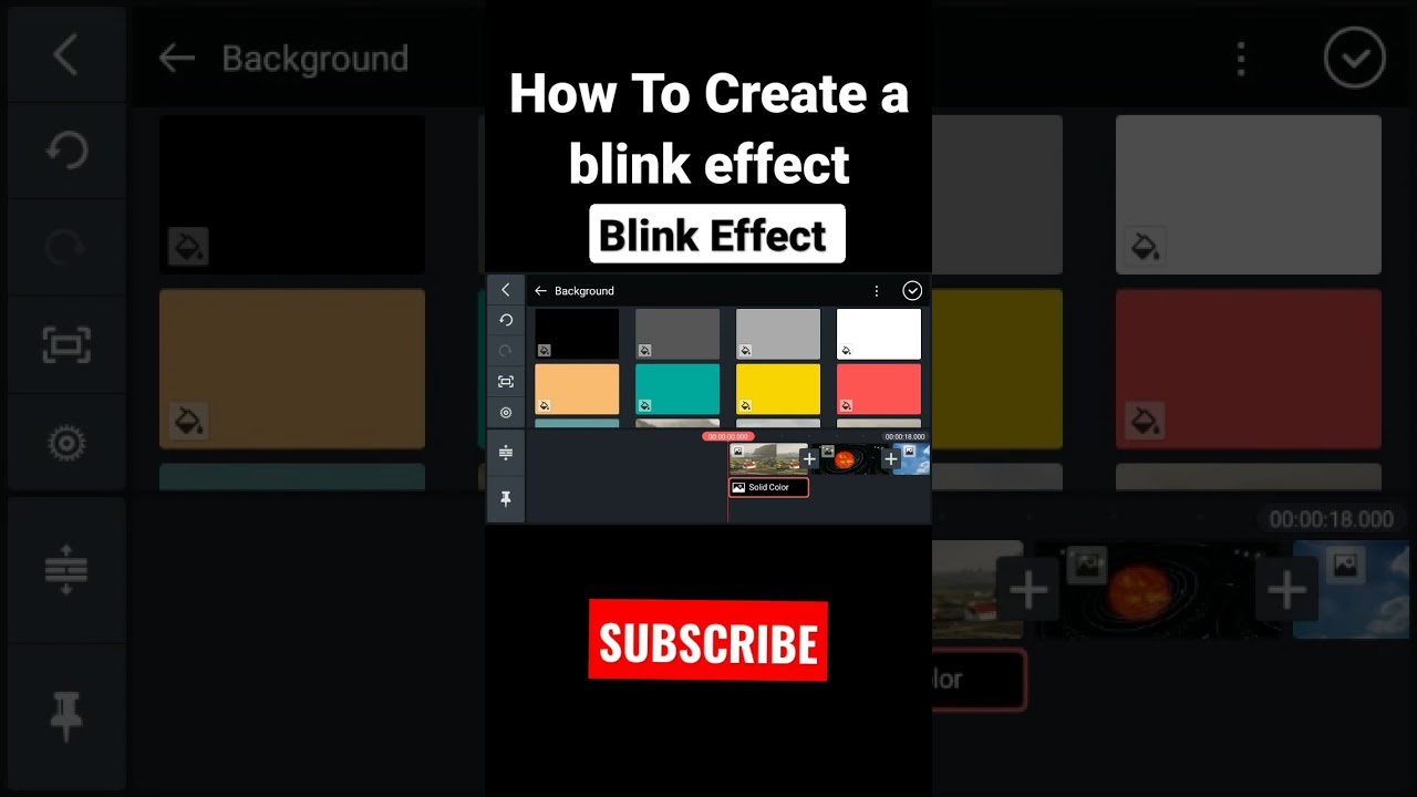How to create Blink effect in kinemaster [Part - 1] #short #shorts
