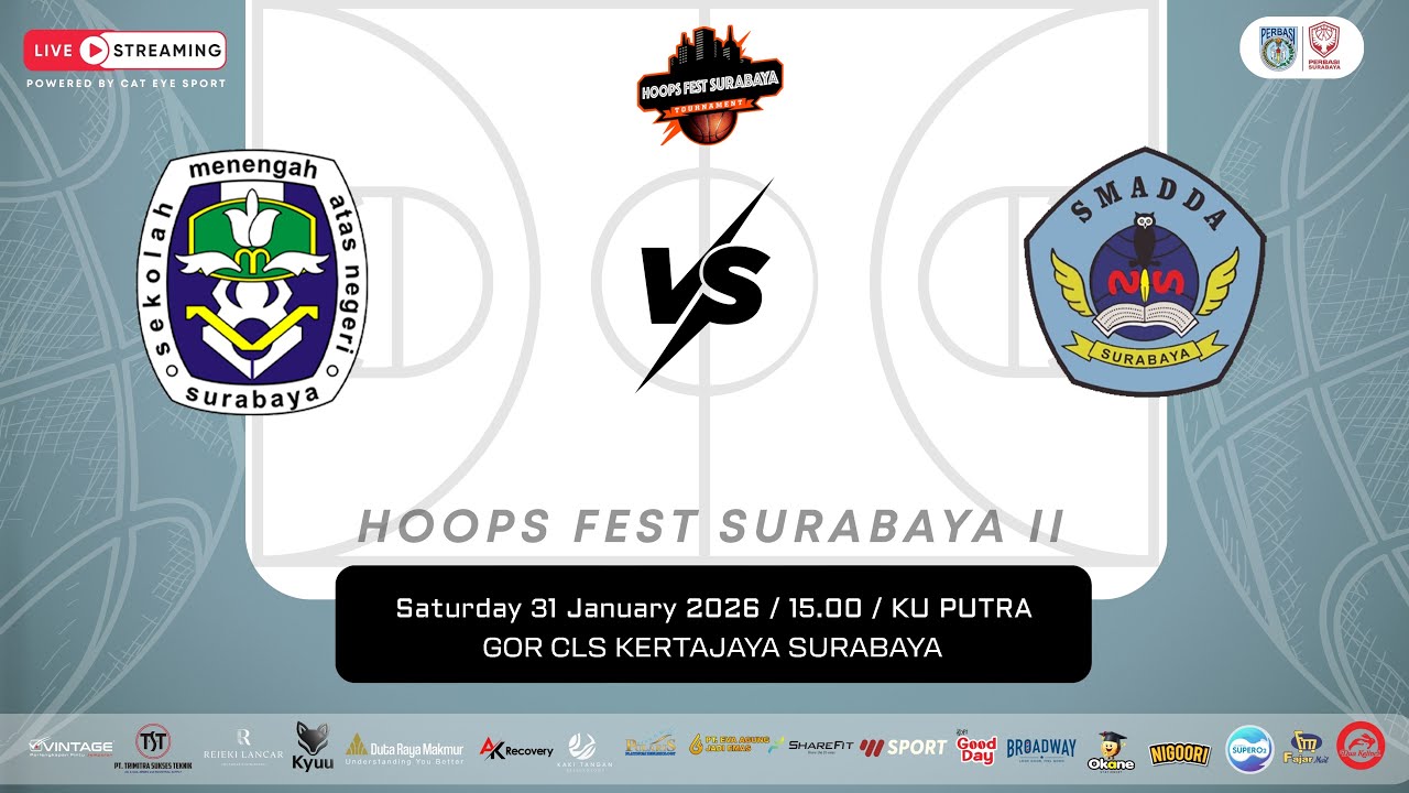 SMAN 5 VS SMAN 22 | KU PUTRA | HOOPS FEST SURABAYA 2026