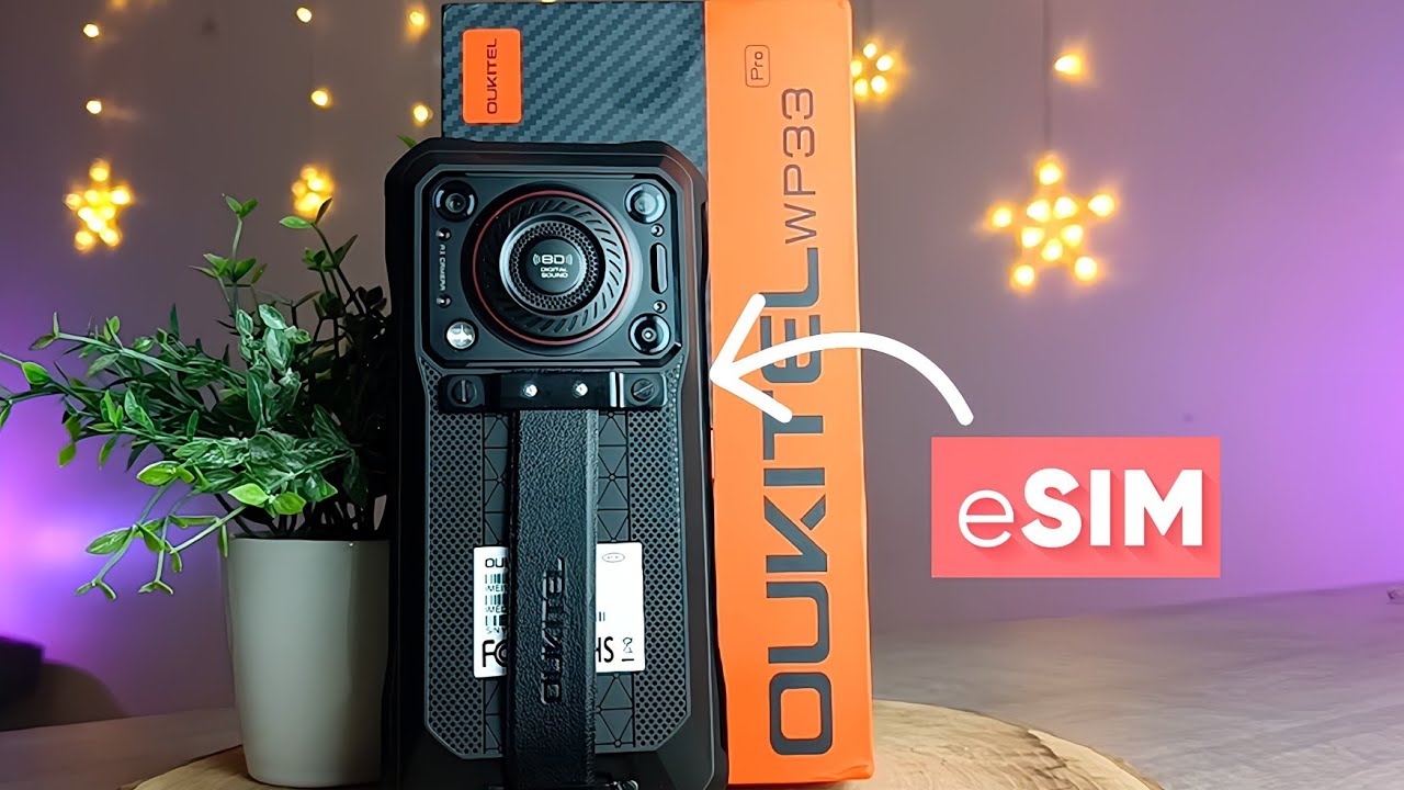 أرخص هاتف يدعم eSIM 🔥 مع أكبر بطارية🔋22000mAh و Speaker 🔊  في العالم | OUKITEL WP33 PRO