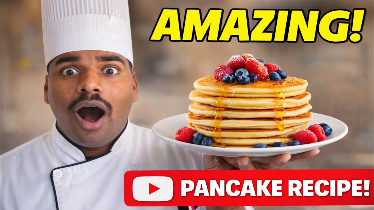 Eggless Fluffy Pancake Recipe | बिना अंडा के पैनकेक बनाने का आसान तरीका | Best Pancake Recipe