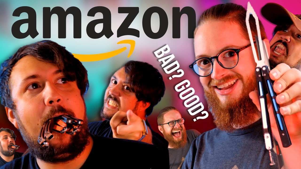 ЛУЧШИЕ балисонги на Amazon? (Распаковка)