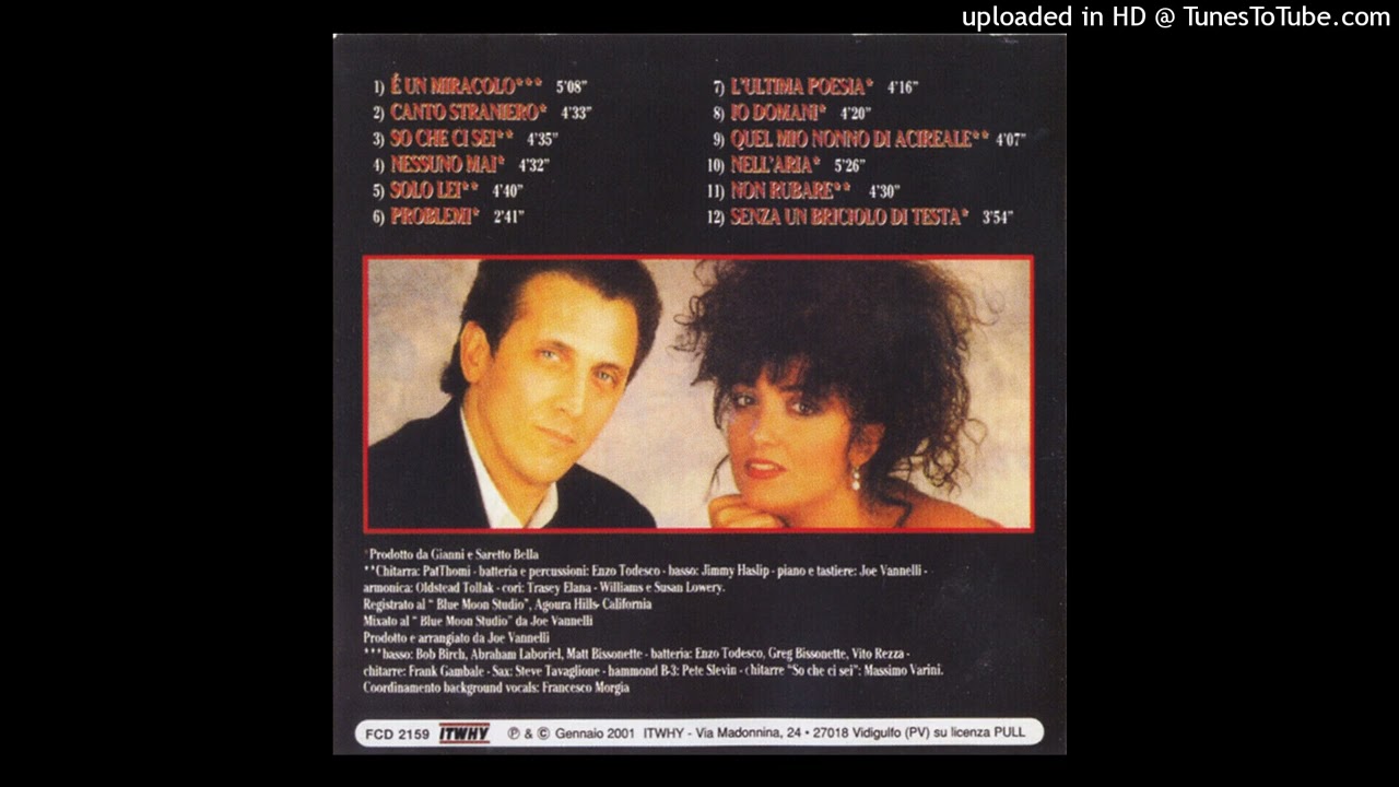 Marcella E Gianni Bella – L'ultima poesia