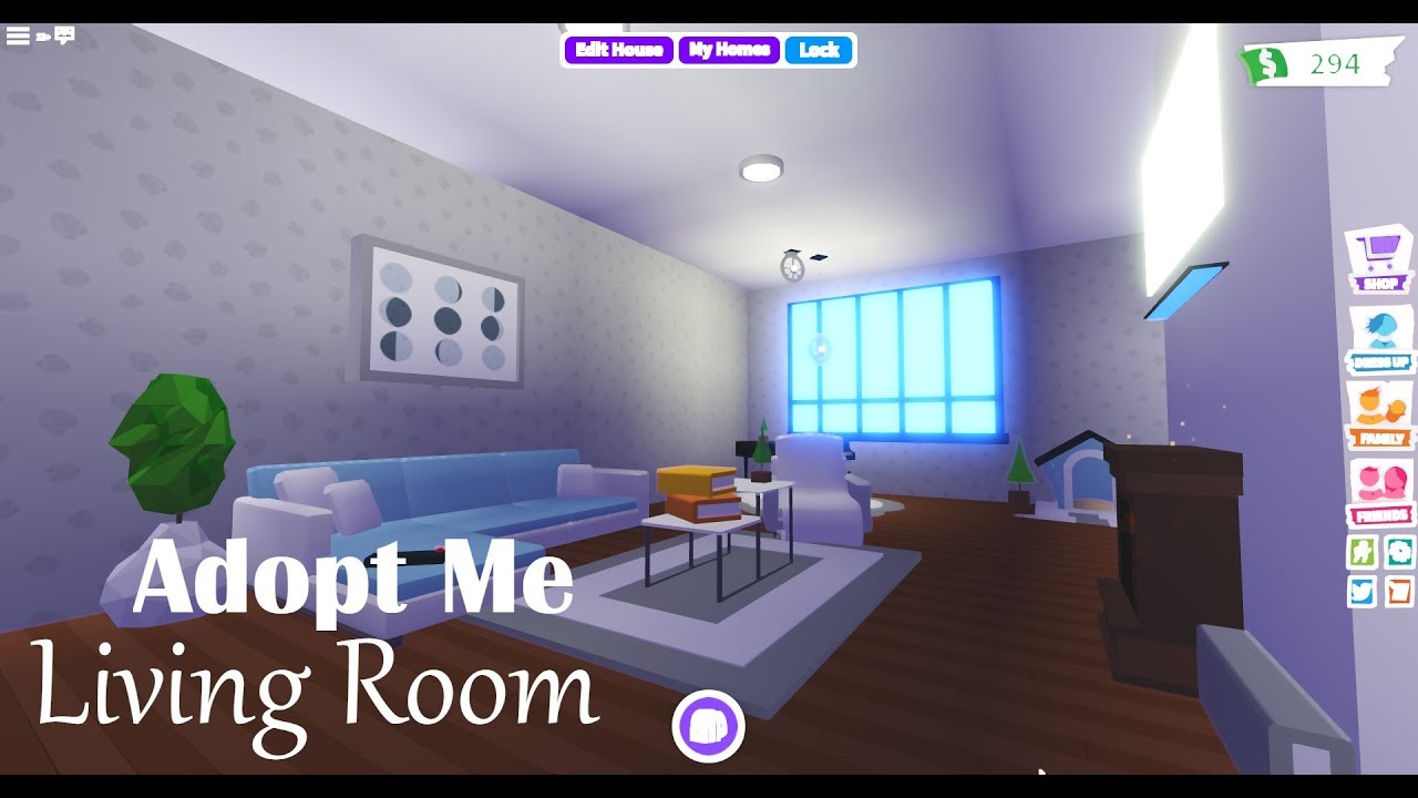 Living Room Build ~ Adopt Me Build Hacks