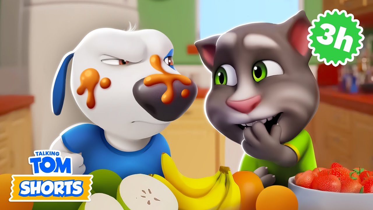 Food Chaos 👨&zwj;🍳 Talking Tom Shorts Compilation