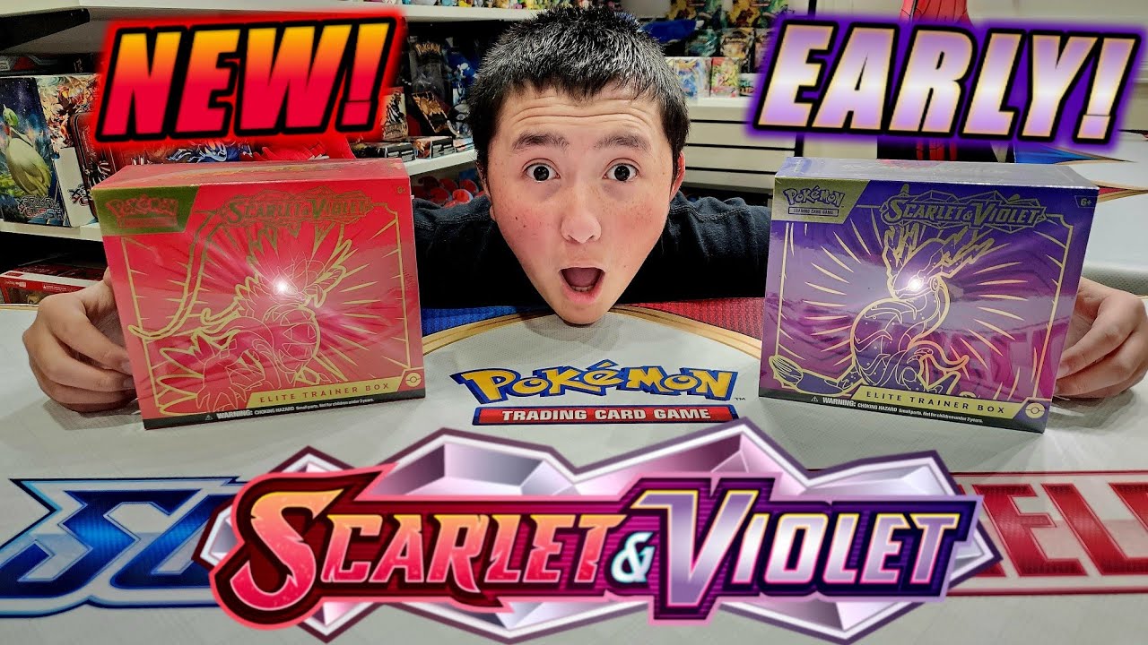We're Back With EARLY POKEMON SCARLET & VIOLET Elite Trainer Boxes!