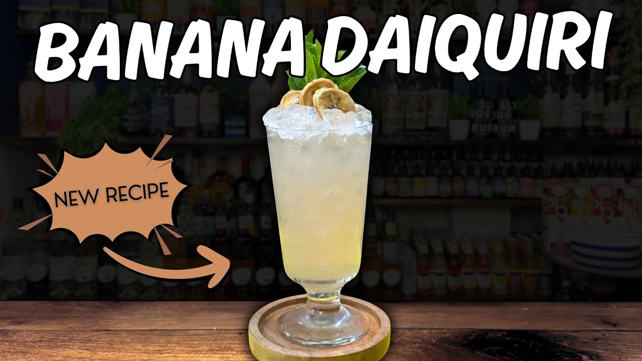 How to make the Banana Daiquiri 👉 with a NEW Twist you NEED to try