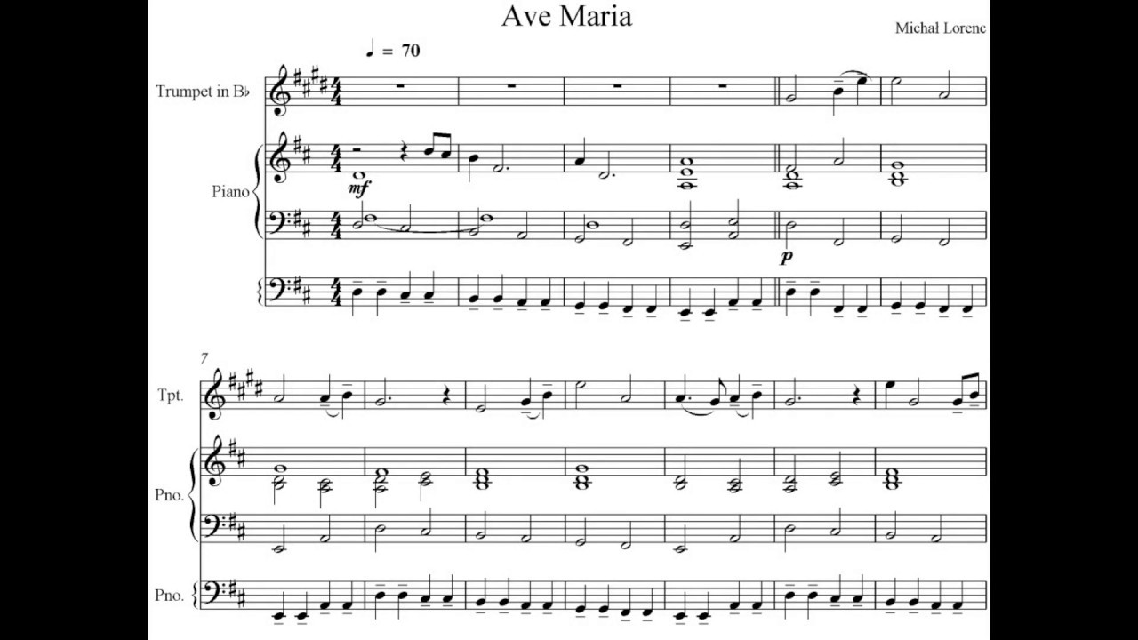 AVE MARIA / Michał Lorenc / PODKŁAD 🎹 (Play-Along)