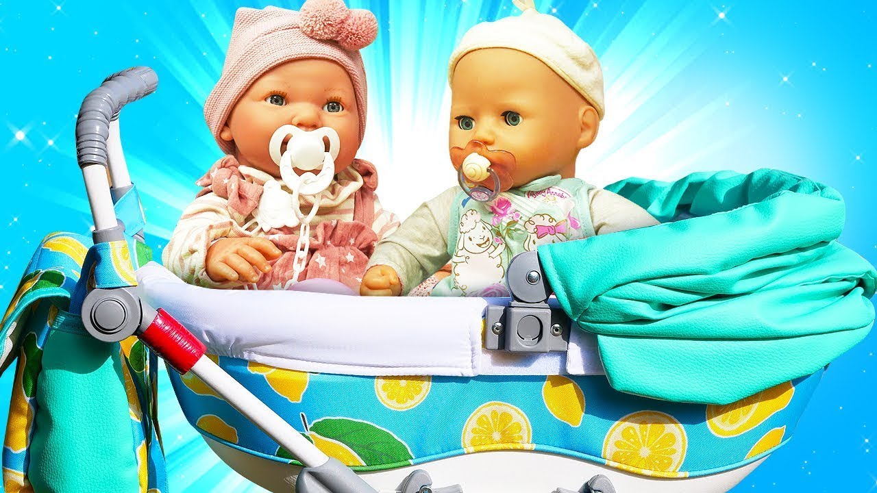 Кукла Беби Анабель распаковывает куклу Мия Мария! Весёлые игры в куклы и дочки матери с Baby Born