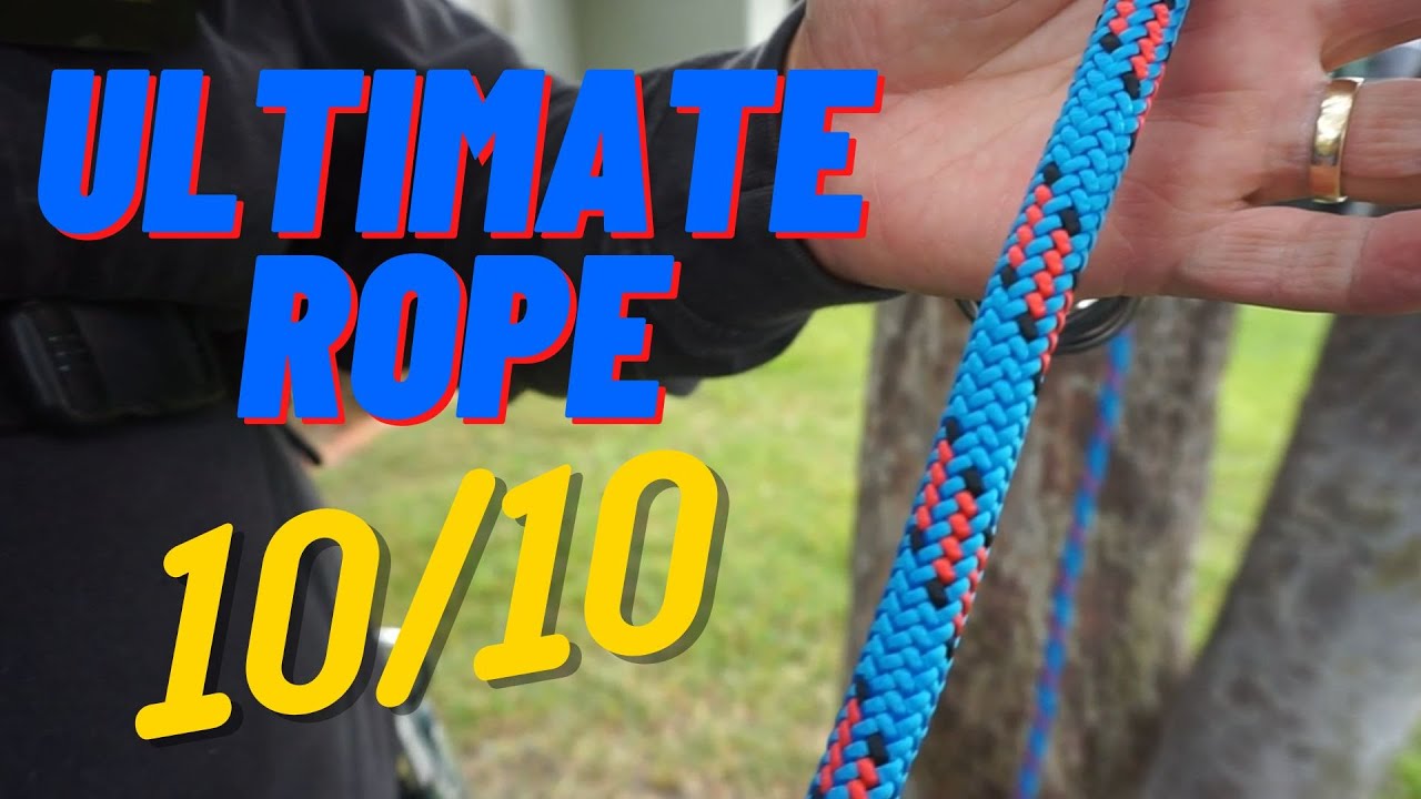 Smooth Climbing Rope for Tree Climbing, Yale Blue Moon With Rope Runner Pro