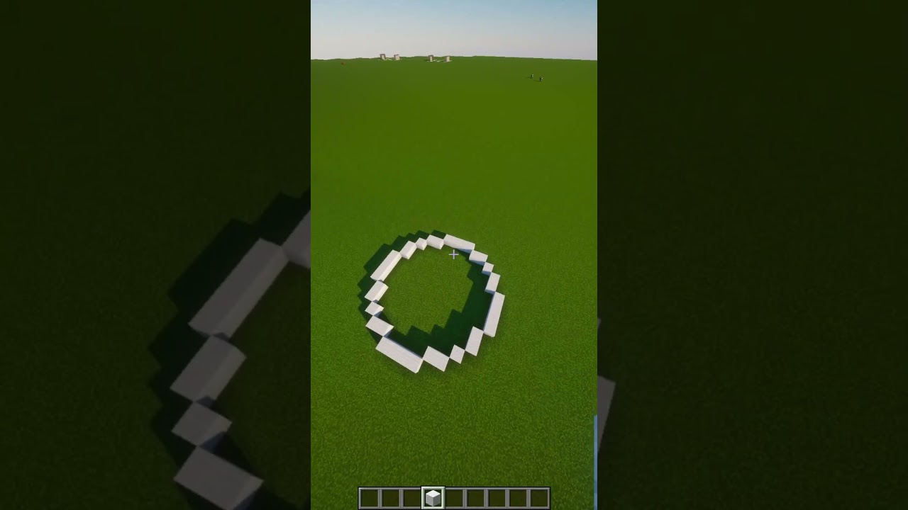 SO baut ihr den PERFEKTEN Kreis!  #lifefox #minecraft #helpful  #viral #shorts