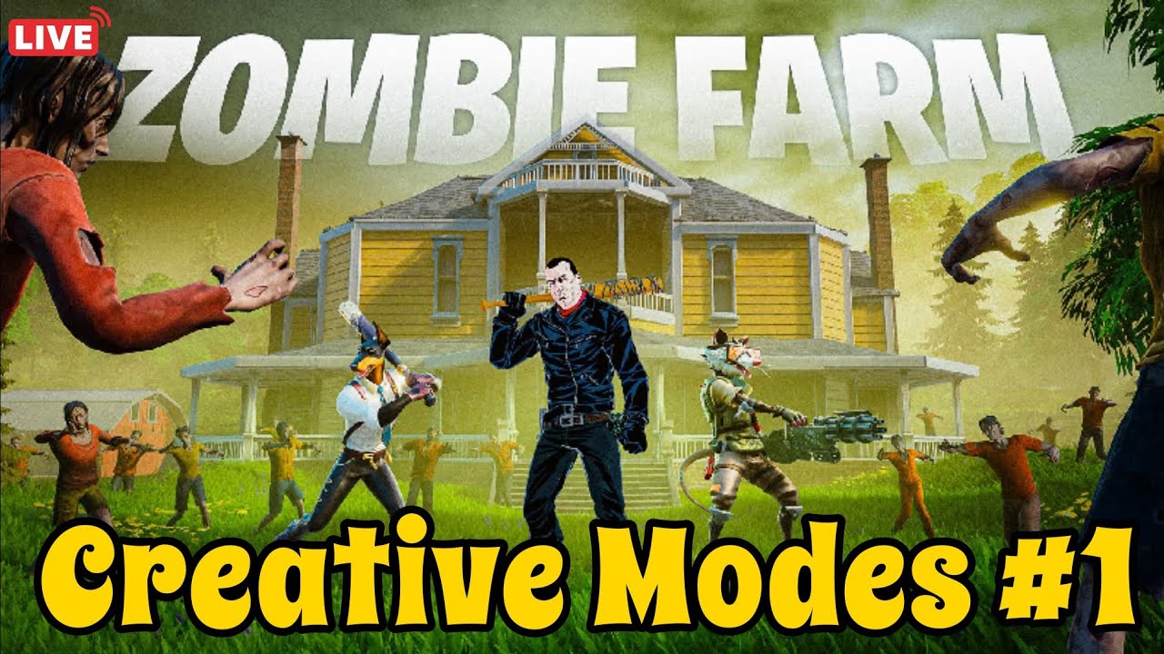 (🔴LIVE#1) [FORTNITE CREATOR MODES] ZOMBIE FARM (CREATED BY: BIFROST)