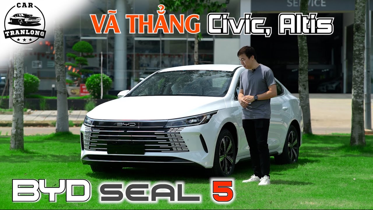 BYD Seal 5 – Sedan Hybrid Phang Thẳng Mặt Civic, Altis và Sedan Xăng Truyền Thống.