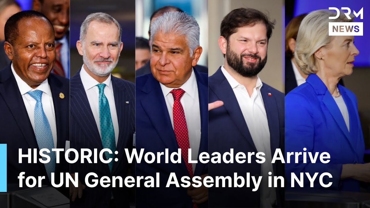 HISTORIC DAY: World Leaders Arrive in New York for UN General Assembly 2025 | AQ1B
