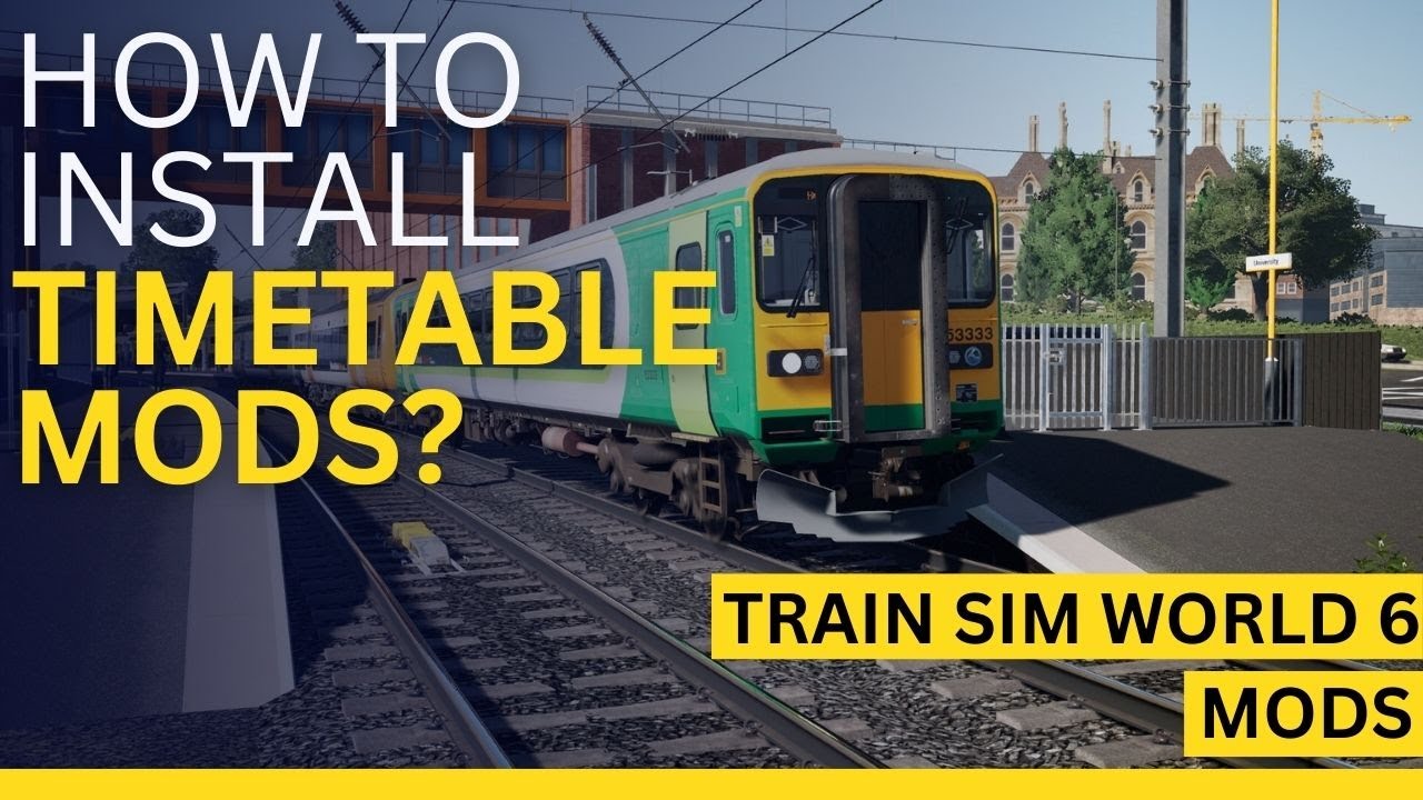 Моды на расписание поездов для Train Sim World 6 &ndash; Как скачать и установить пользовательские расп...