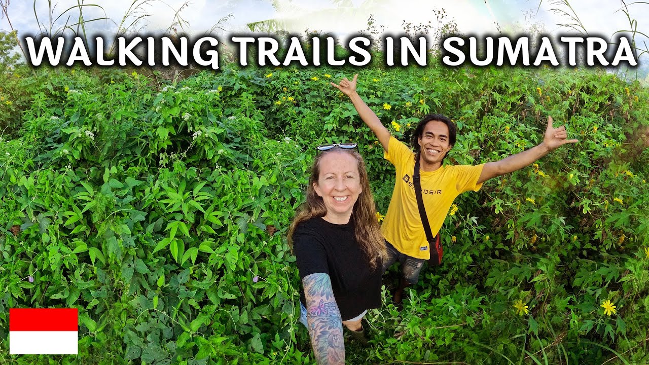 A Peaceful Walk Through the Fields in Sumatra - Lake Toba Vlog