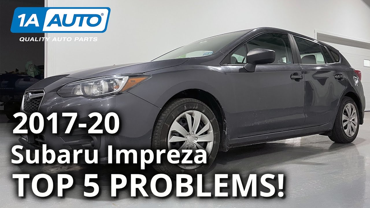 5 главных проблем Subaru Impreza Hatchback 5-го поколения 2017-21
