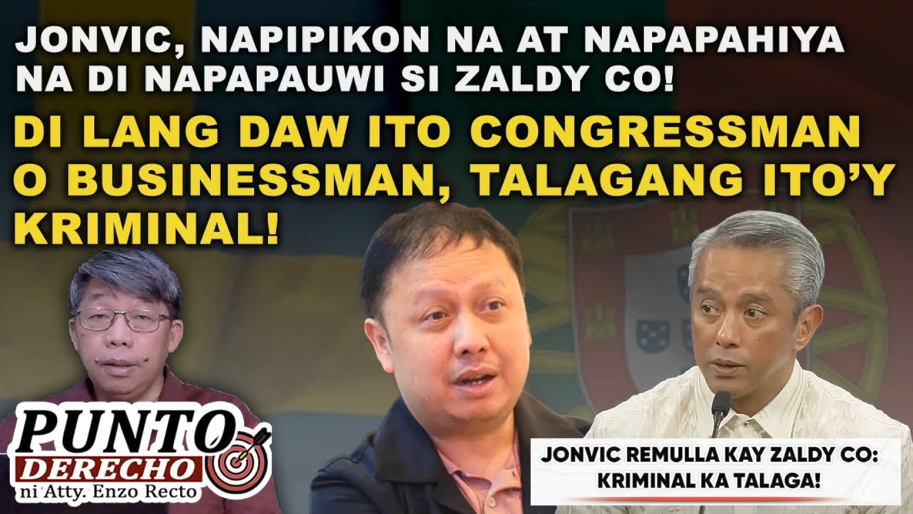 JONVIC, NAPIPIKON NA AT NAPAPAHIYA NA DI NAPAPAUWI SI ZALDY CO!