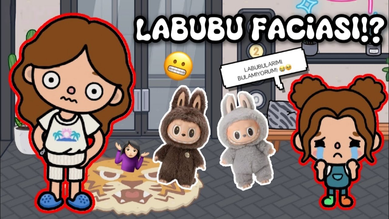 EVDE LABUBU FACİASI⁉️🤯 //KAYBETMİŞ🤦🏻‍♀️\\ TOCA LİFE WORLD TÜRKÇE #LunaFamily #tocaboca #keşfet 