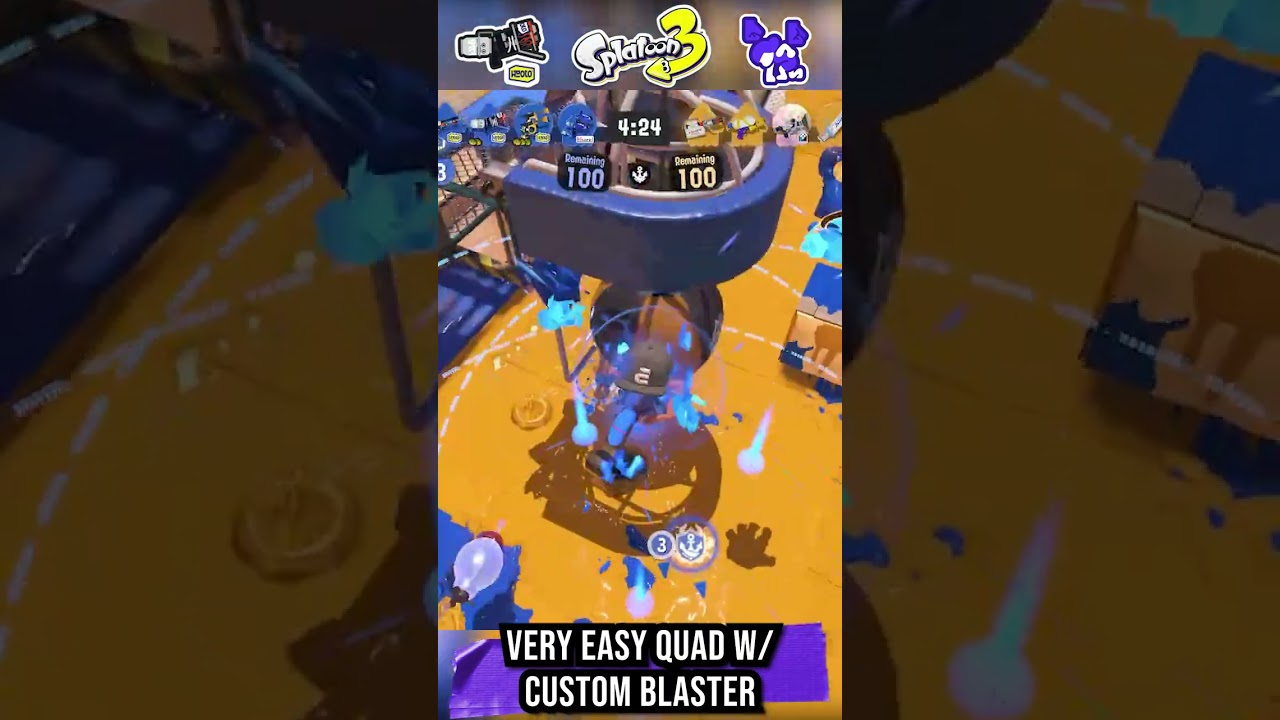 Easy Quad with Custom Blaster - Splatoon 3