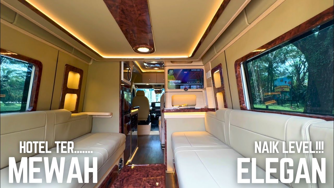 LEBiH PiLiH iNi!!! HOTEL BERJALAN CAMPERVAN SUPER MEWAH ELEGAN BiSA PiNDAH KEMANAPUN DAN KAPANPUN