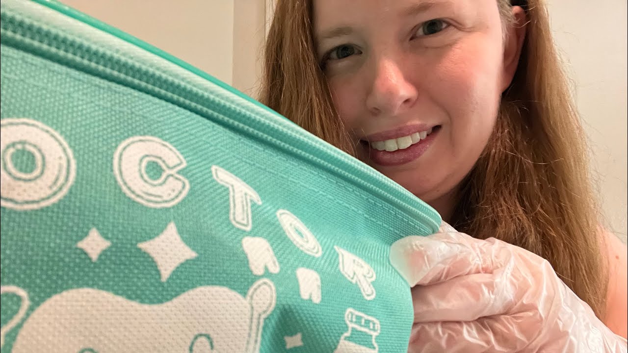 ASMR bag inspection whispering rummaging