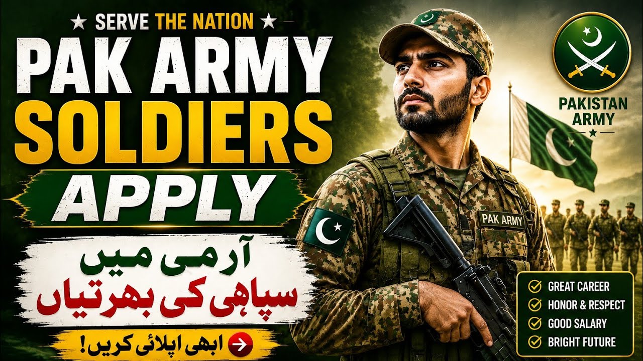 Pak Army Soldier Recruitment 2026 | Join Pakistan Army as Sipahi | DR AWAIS GILLANI ACADEMY