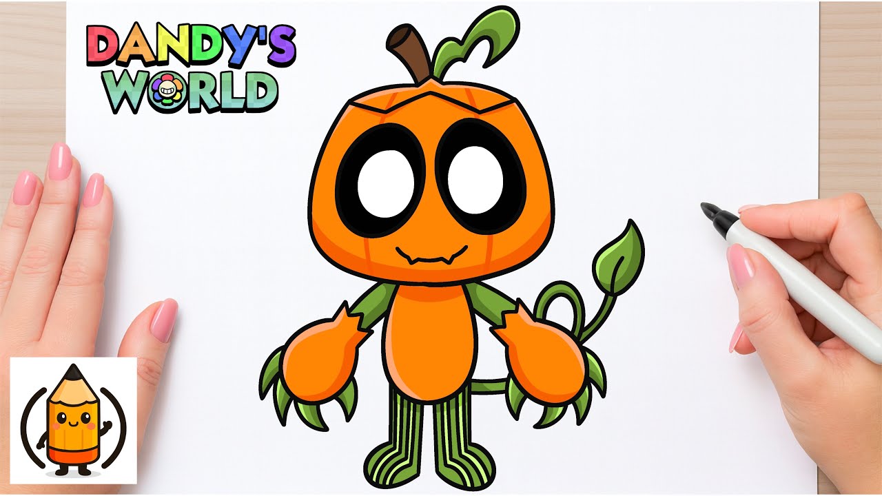Как рисовать тыкву | Dandys World