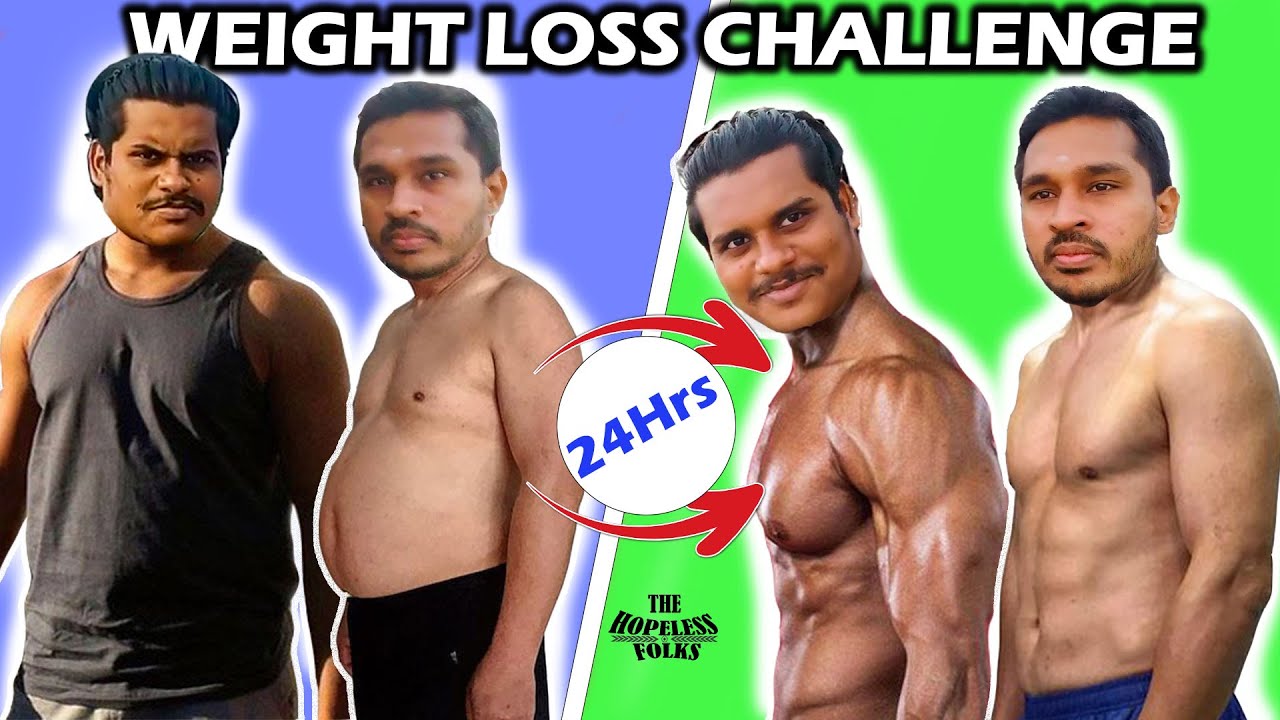 Extreme Weight Loss in 24 Hours Challenge | The Hopeless Folks | THF