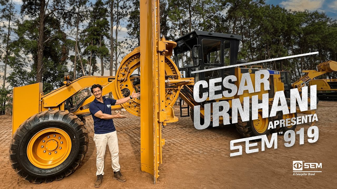 Conheça a motoniveladora SEM919 com Cesar Urnhani
