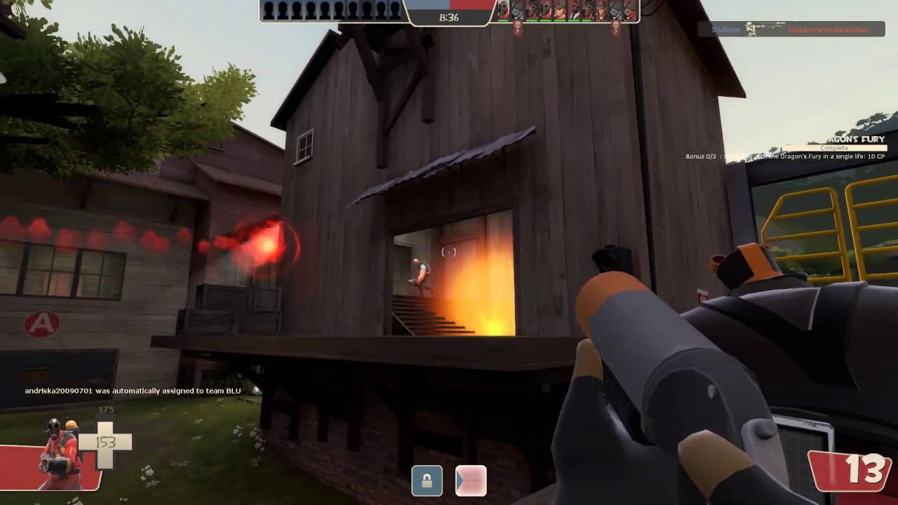 Team Fortress 2 Pyro Gameplay