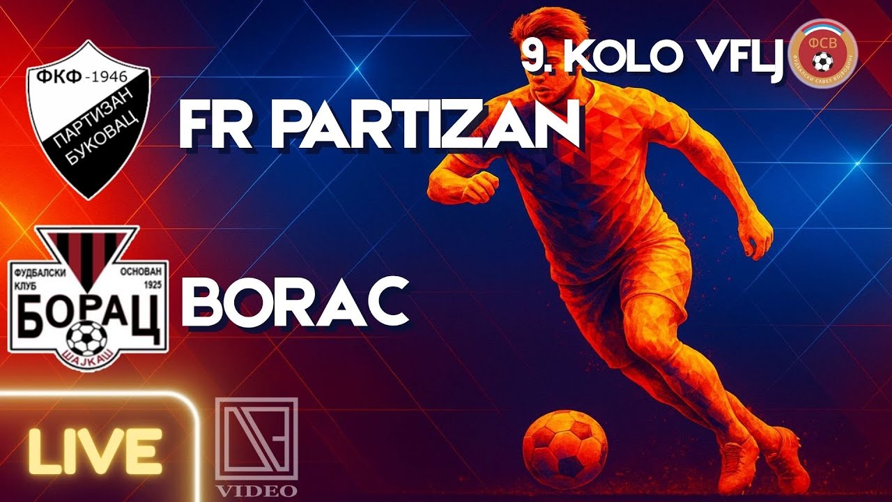 FK FRUŠKOGORSKI PARTIZAN Bukovac - FK BORAC Šajkaš (Full match Livestream) [11.10.2025.]