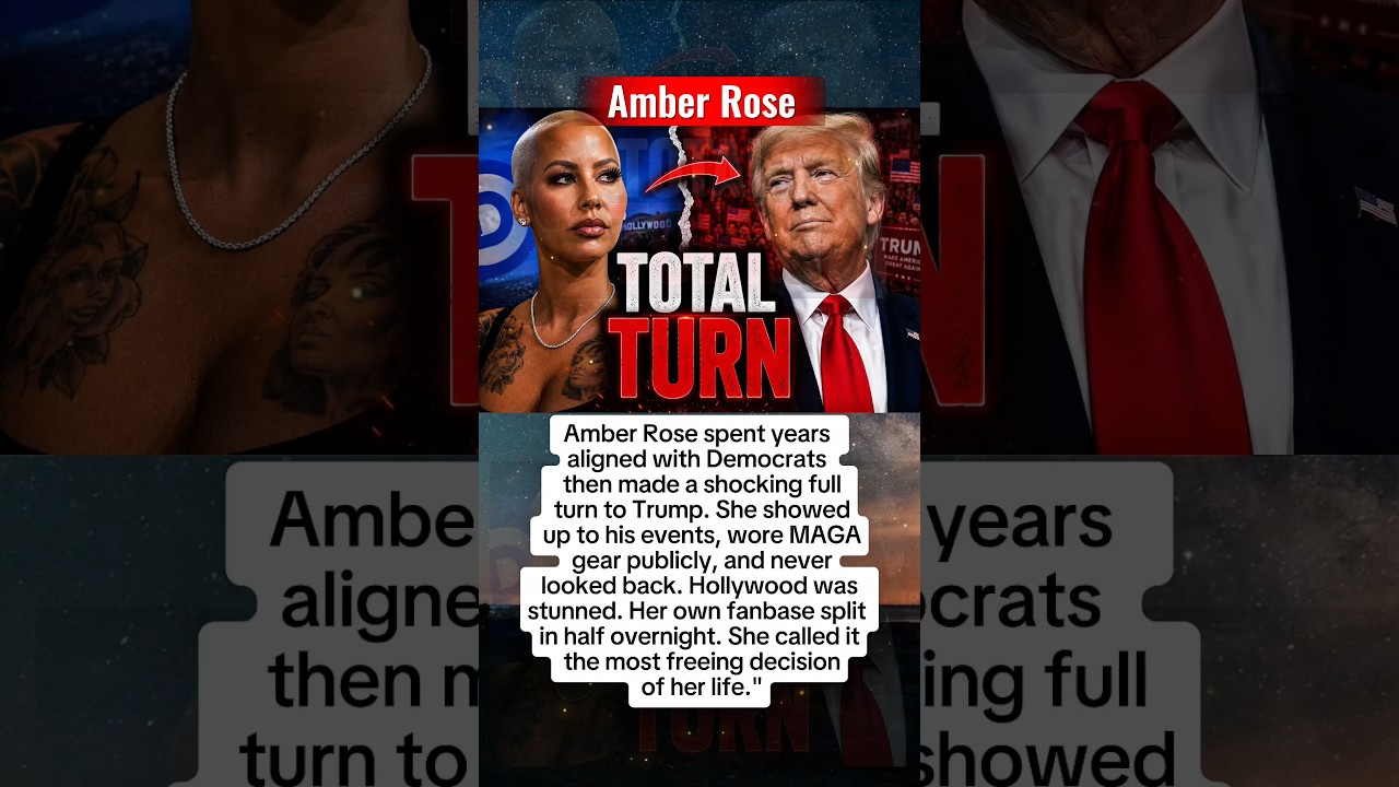 Amber Rose Ditched the Democrats and Chose Trump &mdash; Hollywood Lost Its Mind #amberrose #donaldtrump