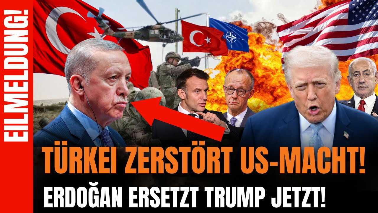 T&Uuml;RKEI &Uuml;BERNIMMT GLOBAL! Erdoğan dominiert Europa & Nahost - Machtverschiebung LIVE, USA versagt!