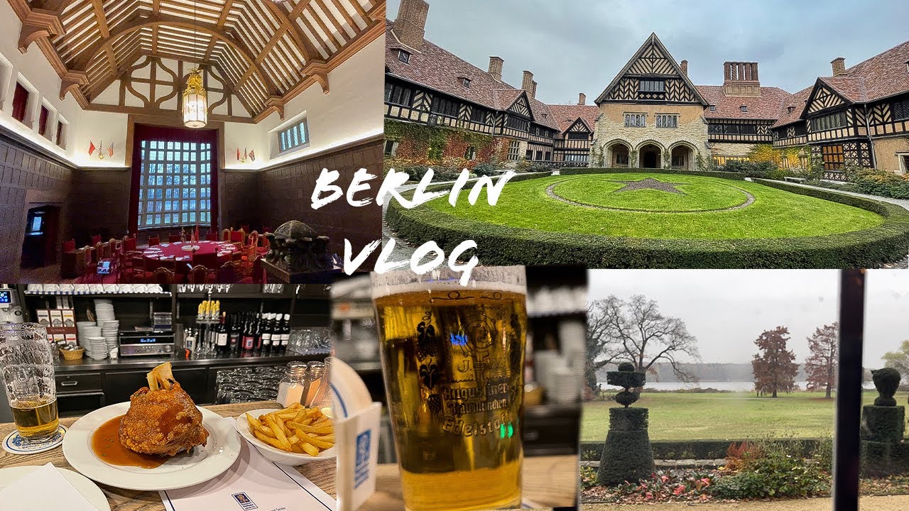 BERLIN VLOG day2 pt2: Potsdam! Cecilienhof Palace, Augustiner am Gendarmenmarkt, & Frittenwerk 4K