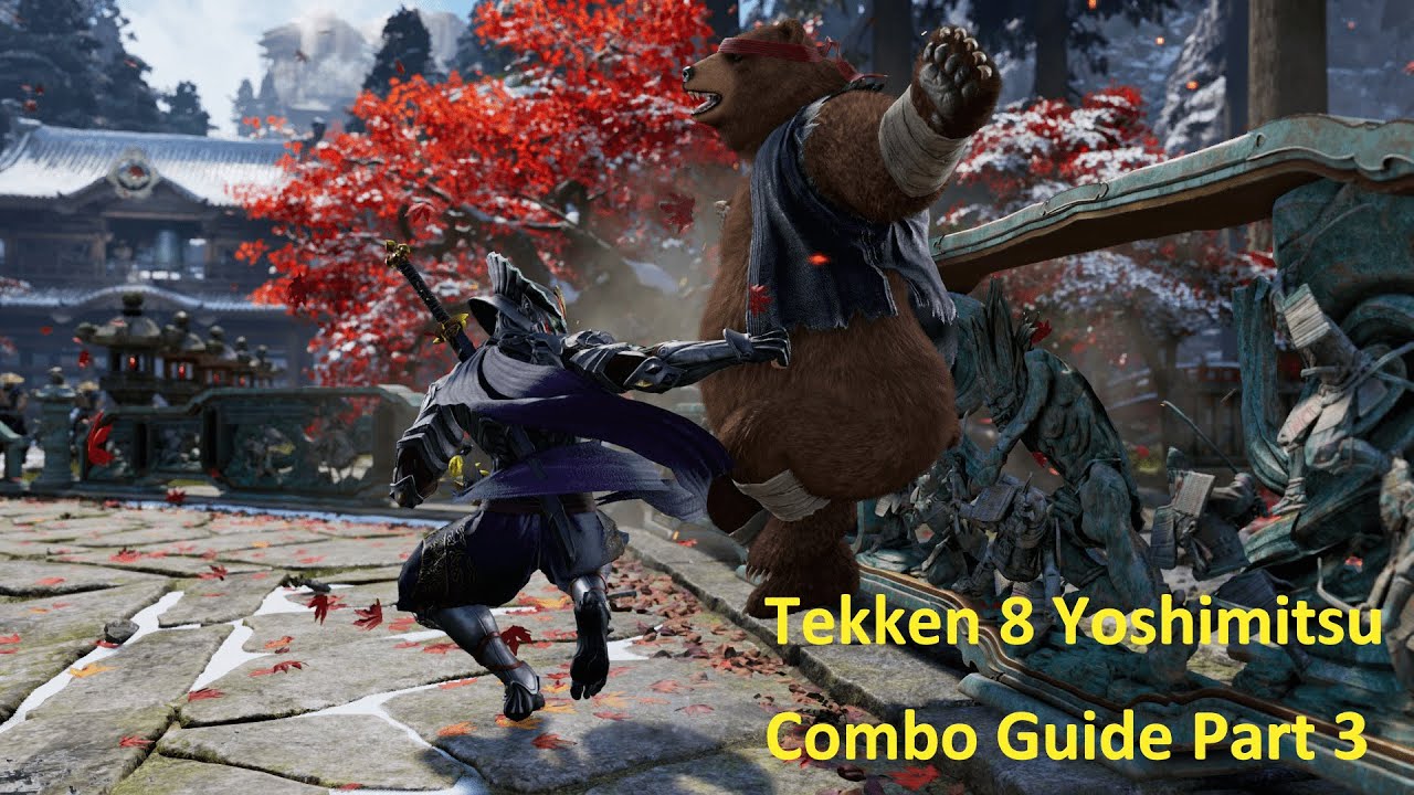 Tekken 8 Yoshimitsu Heat & Bear Combo Guide (English Sub)