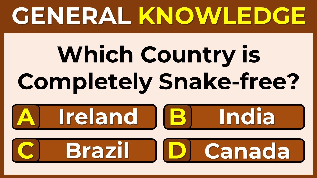 How Sharp Is Your General Knowledge? Only True Geniuses Get a Perfect Score! #gk