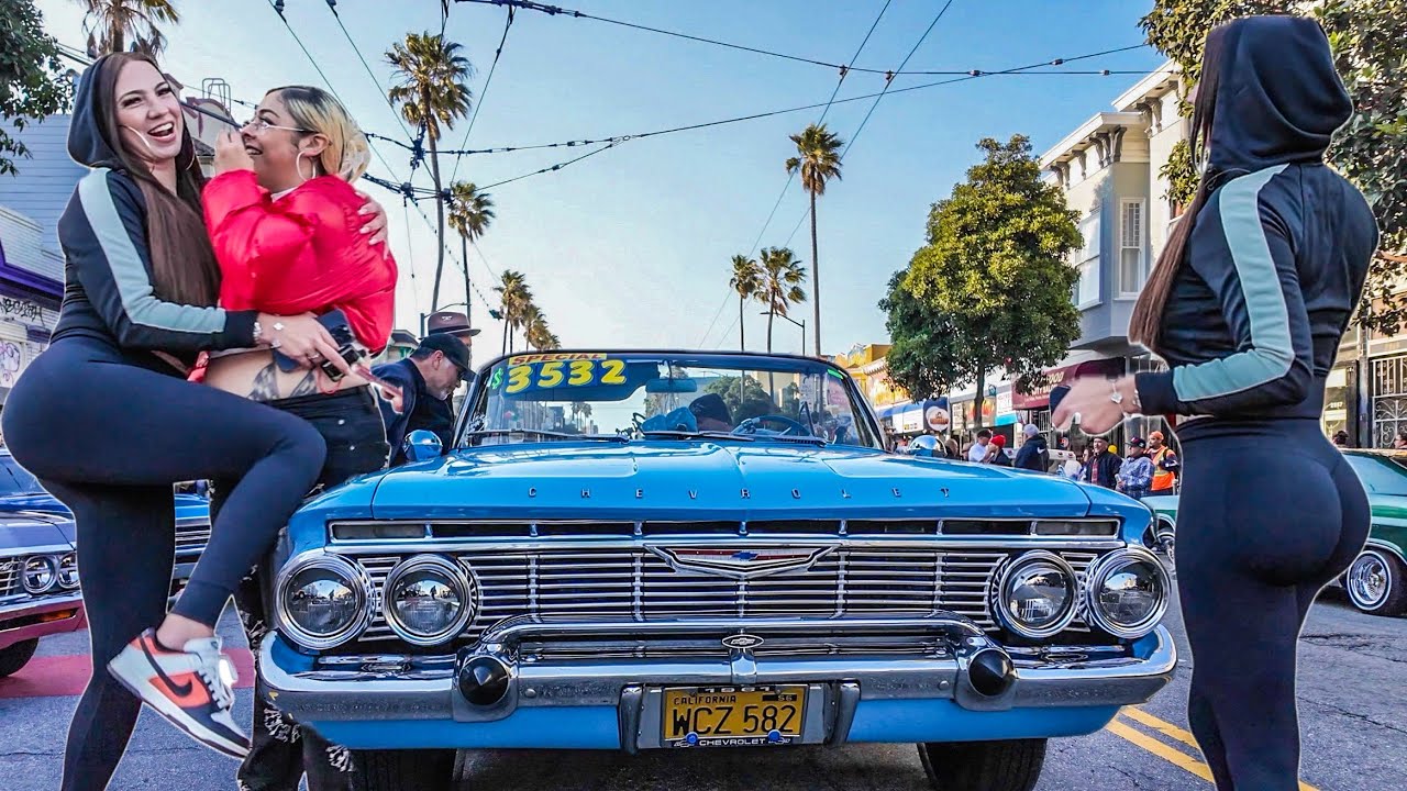 🔥NEVER SEEN SO MUCH BEAUTY  LOWRIDER CAR SHOW MISSION DISTRICT SAN FRANCISCO
