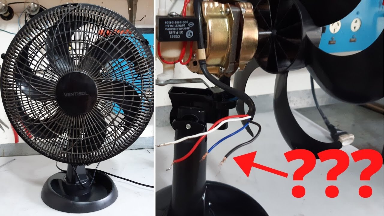 ventilador ventisol não liga! Perdeu a posição dos fios! Veja como consertar e identificar os fios.